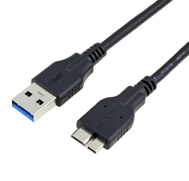  Micro-B - USB 3.0 Cable 0.5m Black  